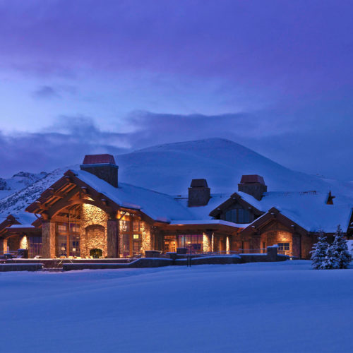 Sun Valley Golf Clubhouse |contemporary style architecture | Sun Valley Nordic Clubhouse